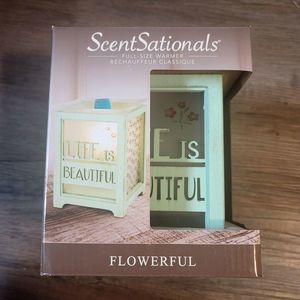 ScentSationals Full Size Wax Warmer, Flowerful NIB
